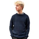 Fuza Wool Nyhavn Sweater Round Neck - Midnight Blue