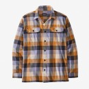 Patagonia L/S Organic Cotton MW Fjord Flannel - Guides Dried Mango