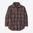 Patagonia HW Fjord Flannel Overshirt - Ice Caps: Dusky Brown