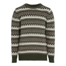 Fuza Wool Halfdan Sweater - Olive