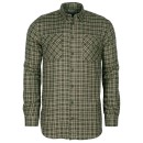 Pinewood Lappland Uld Shirt - Mossgreen/Light Khaki