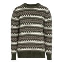 Fuza Wool Halfdan Sweater - Olive
