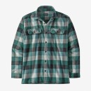 Patagonia L/S Organic Cotton MW Fjord Flannel - Guides Nouveau Green