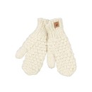 Fuza Wool Queen Mittens - White