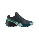 Salomon Speedcross 6 - Carbon/Tahitian Tide/White