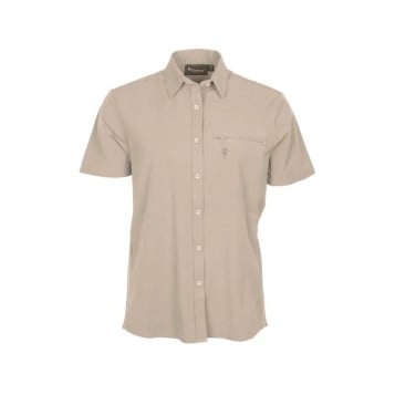 Pinewood Värnamo InsectSafe Linen S/S Shirt - Linen Beige