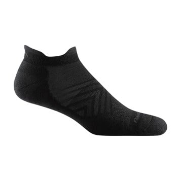 Darn Tough Run No Show Ultra-Lightweight w/Cushion - Black