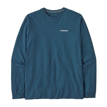 Patagonia L/S P-6 Logo Responsibili-Tee - Utility Blue