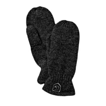 Hestra Basic Wool Mitt - Charcoal