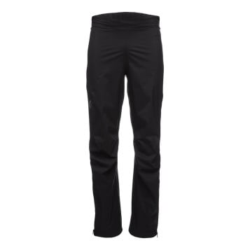 Black Diamond Stormline Stretch FL ZP Rain Pant - Black