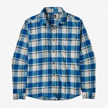 Patagonia L/S LW Fjord Flannel Shirt - Captain: Endless Blue