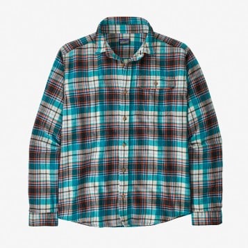 Patagonia Cotton in Conversion LW Fjord Flannel - Lavas: Belay Blue