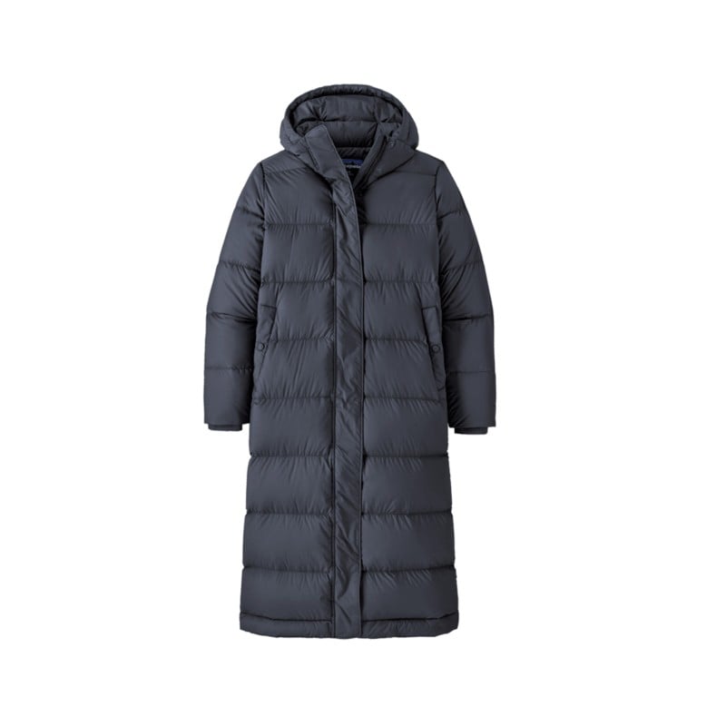 Patagonia Silent Down Long Parka - Smolder Blue