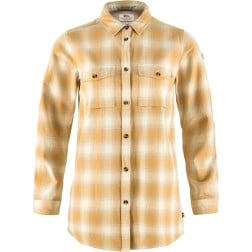 Fjällräven Övik Twill Shirt LS - Chalk White-Dune Beige