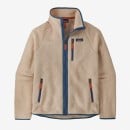 Patagonia Retro Pile Jacket - Dark Natural w/Utility Blue