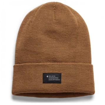 Black Diamond Badge Beanie - Dark Curry