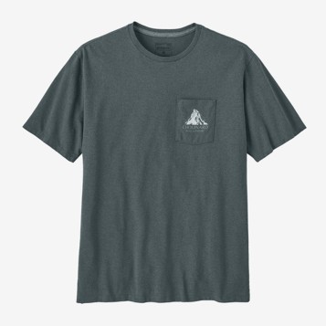 Patagonia Chouinard Crest Pocket Responsibili-Tee - Nouveau Green