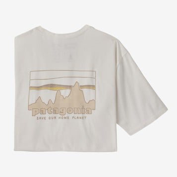 Patagonia 73 Skyline Organic T-Shirt - Birch White