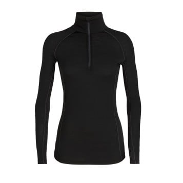 Icebreaker 150 Zone LS Half Zip - Black/Mineral