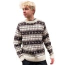 Fuza Wool Skaane Sweater - Coffee