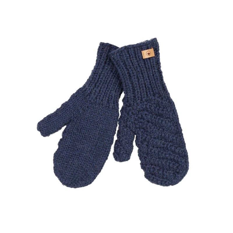 Fuza Wool Dutchess Mittens - Midnight Blue