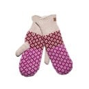 Fuza Wool Ida Mittens - Maroon