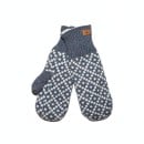 Fuza Wool Tinka Mittens - Silver Blue