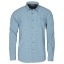 Pinewood InsectSafe Shirt - Fog Blue/Offwhite