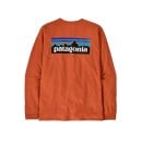 Patagonia L/S P-6 Logo Responsibili-Tee - Redtail Rust