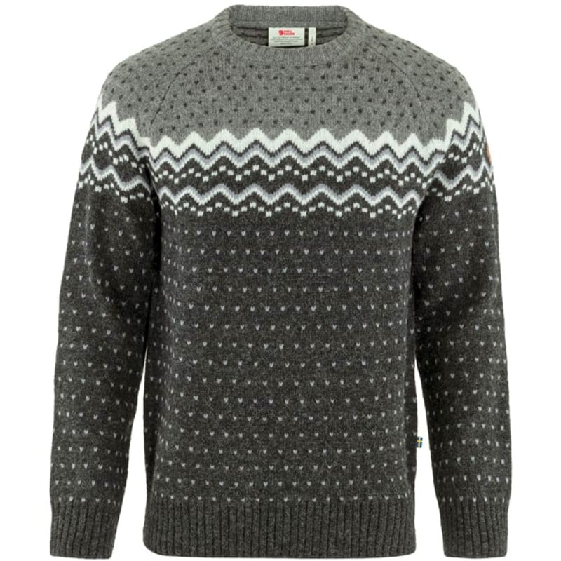 Fjällräven Övik Knit Sweater - Dark Grey-Grey