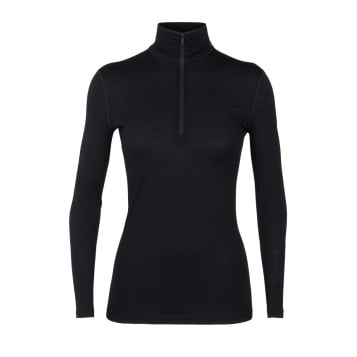 Icebreaker 200 Oasis LS Half Zip - Black