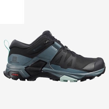 Salomon X Ultra 4 GTX - Black/Stormy Weather/ Opal Blue