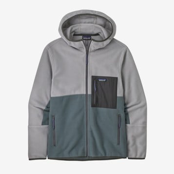 Patagonia Microdini Hoody - Nouveau Green w/Salt Grey