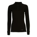 XTM Merino Thermal L/S Zip Neck Crew - Black