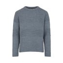 Fuza Wool Nyhavn Sweater Round Neck - Denim