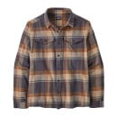 Patagonia Fjord Flannel Shirt - Sunrise Ridge: Forge Grey