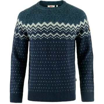 Fjällräven Övik Knit Sweater - Dark Navy-Mountain Blue