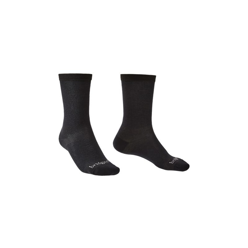 Bridgedale Liner Base Layer Coolmax Liner 2 Pairs - Black