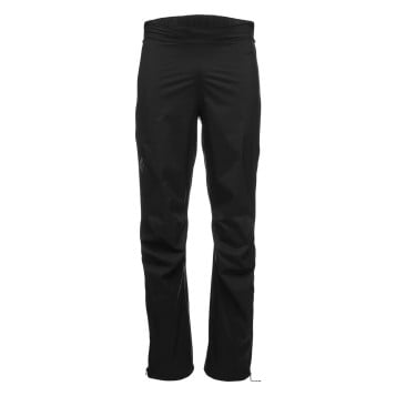 Black Diamond Stormline Stretch FL ZP Rain Pant - Black