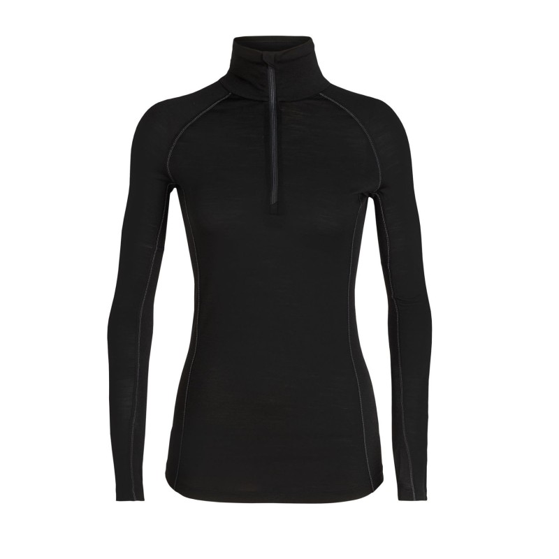 Icebreaker 150 Zone LS Half Zip - Black/Mineral