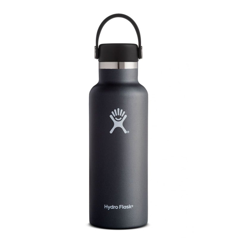 Hydroflask 18 oz Standard Mouth - Black