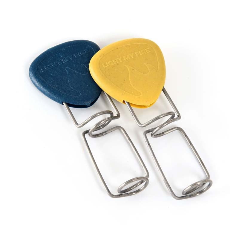 Light My Fire Grandpas Firefork BIO 2 pack - Musty Yellow/Hazy Blue