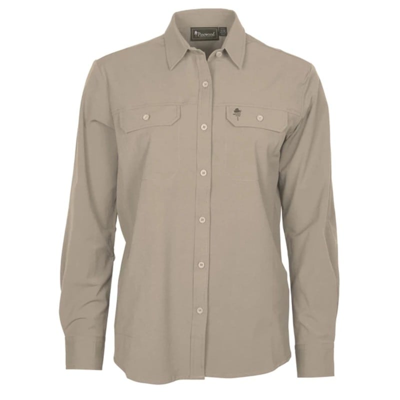 Pinewood Everyday Travel L/S Shirt - Sand