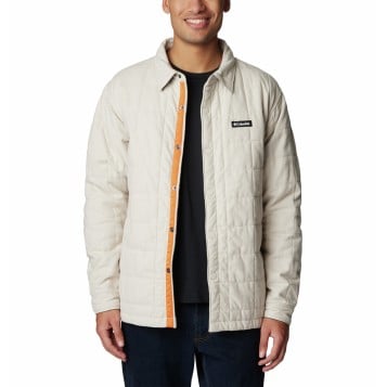 Columbia Landroamer Quilted Shirt Jacket - Dark Stone