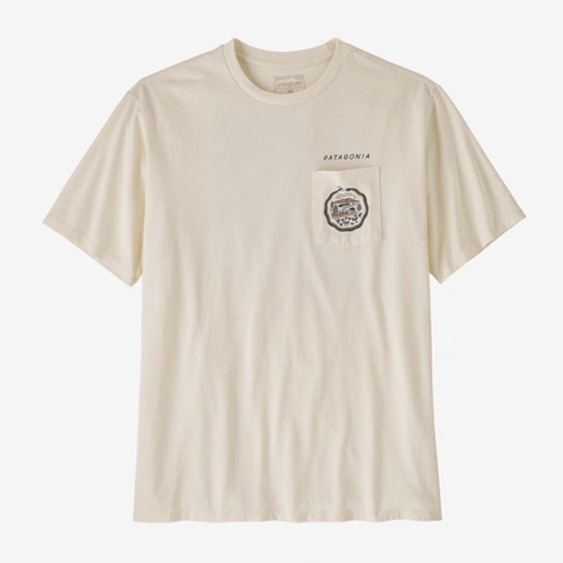 Patagonia Commontrail Pocket Responsibili-Tee - Birch White