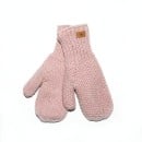 Fuza Wool Jap Mittens - Dark Rose