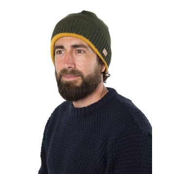 Fuza Wool Rib Beanie Reversible