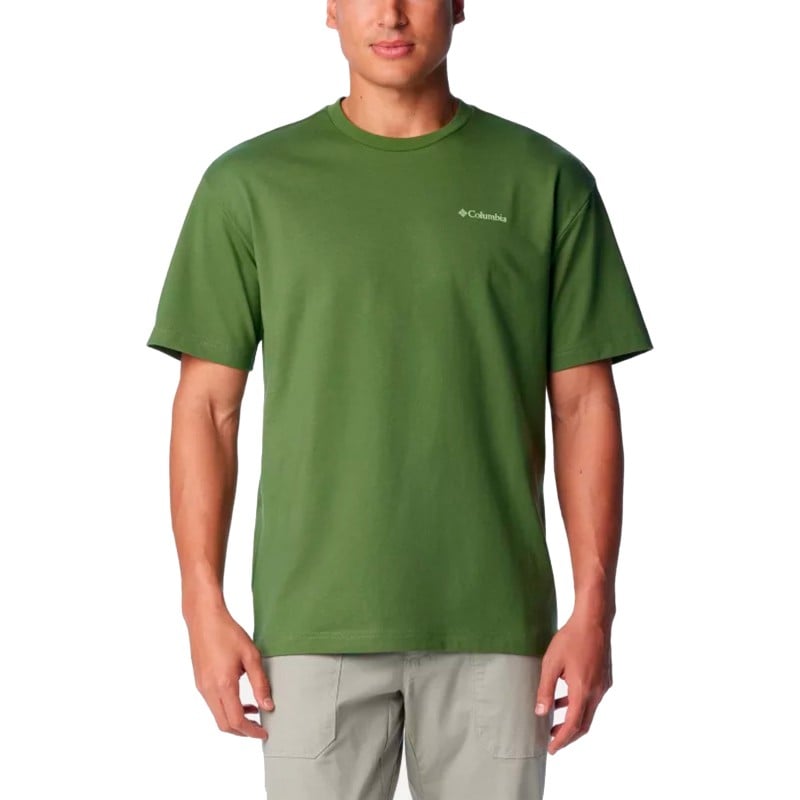 Columbia Burnt Lake Graphic SS Tee - Canteen