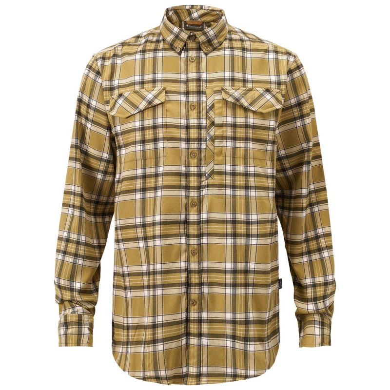 Pinewood Abisko Hiking Flannel Shirt - Golden Hay