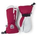 Hestra Army leather Heli Ski 3-finger - Red